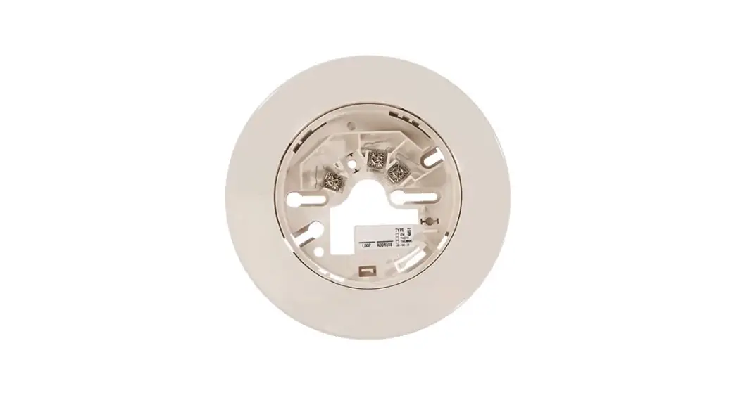 Notifier B616lp Plug-in Detector Base Instruction Manual