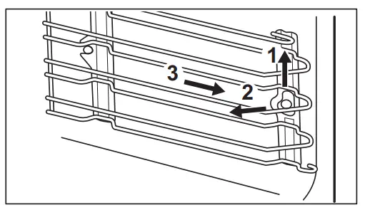 ZANUSSI ZVEEM6X3 Microwave Combi Oven - Shelf supports