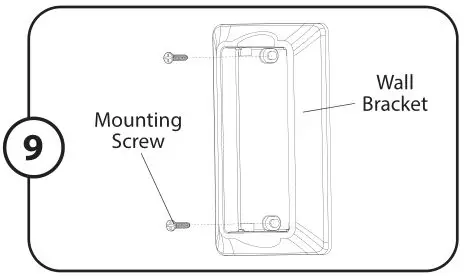 PROMINENCE HOME 51433 Universal Remote Control - If desired, the wall bracket can