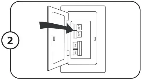 PROMINENCE HOME 51433 Universal Remote Control - Turn off circuit breakers and wall