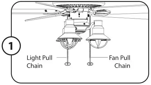 PROMINENCE HOME 51433 Universal Remote Control - Use existing pull chains on the desired