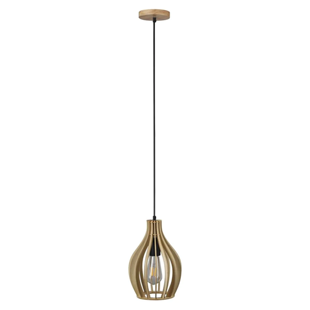 Domus Felix-pdt Felix Pendant Light 1lt Natural Timber Instruction Manual