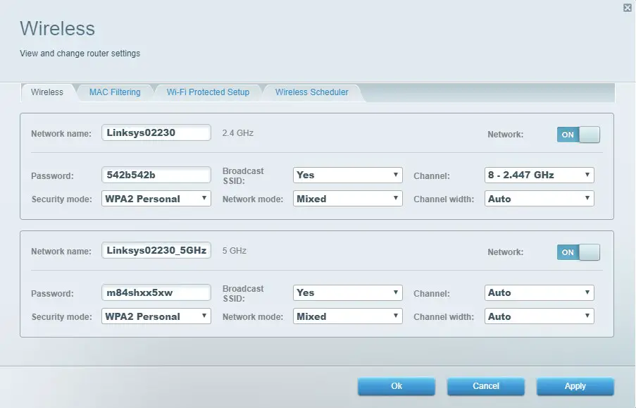 LINKSYS EA7250 Dual Band WiFi 5 Router - Wireless