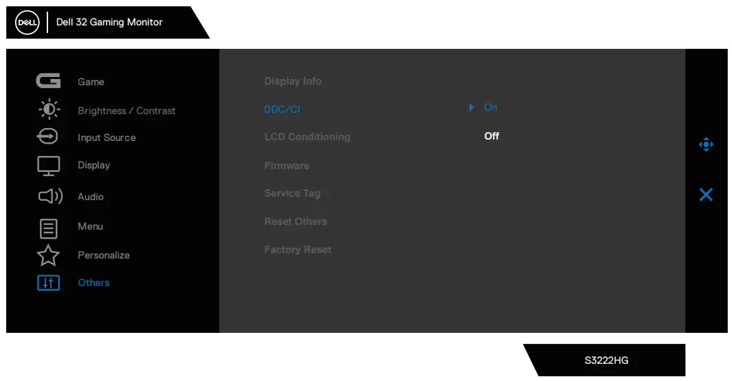 DELL S3222HG 32-Inch FHD 1920 x 1080 at 165 Curved -- Command
