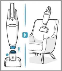 releasing vacuum head