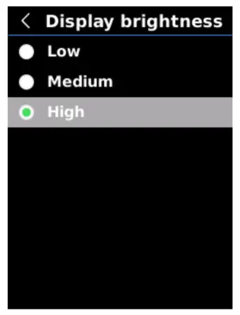 UNI-T UTi220B Professional thermal- Display Brightness