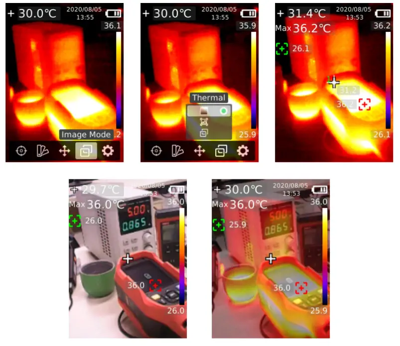 UNI-T UTi220B Professional thermal- Image Mode