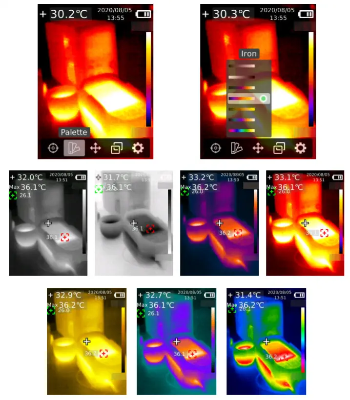 UNI-T UTi220B Professional thermal-Palette