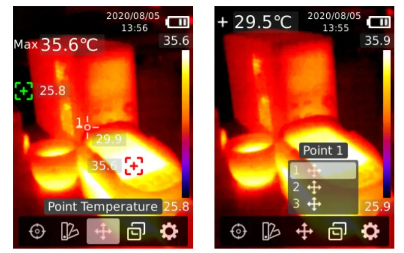 UNI-T UTi220B Professional thermal-Point Temperature