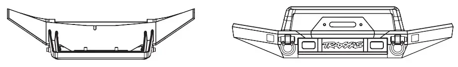 TRAXXAS 8855 TRX4 Winch and Wireless Controller - Bumper1