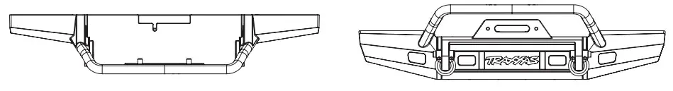 TRAXXAS 8855 TRX4 Winch and Wireless Controller - Bumper2