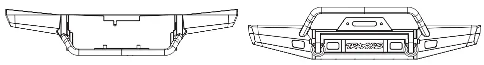 TRAXXAS 8855 TRX4 Winch and Wireless Controller - Bumper3