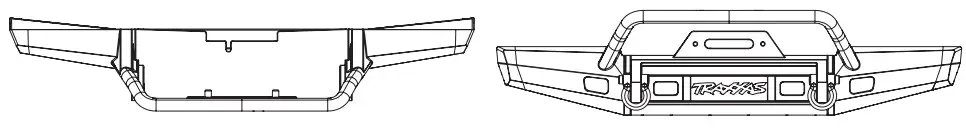 TRAXXAS 8855 TRX4 Winch and Wireless Controller - Bumper4