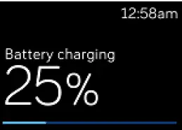 Charging fully takes up to 2 hours