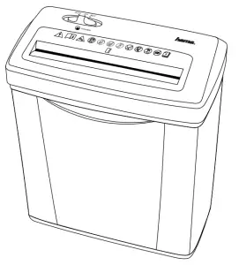 hama 00086522 HX5A Shredder - FIG