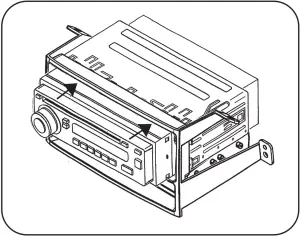 DIN HEAD UNIT PROVISION WITH POCKET