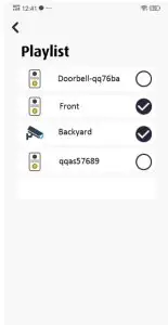 Choose the doorbell(s) you want to bind to indoor monitor
