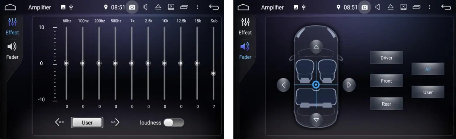 Amplifier Sound Setting