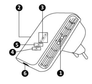 Premier WR06 Homeline WiFi Repeater - FIGURE 1