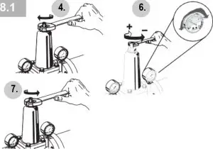FIG 10 Setting outlet pressure