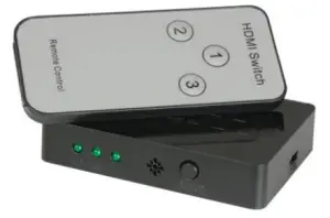 av link 128 820UK Mini HDMI Switch 3 1 with Remote Control-