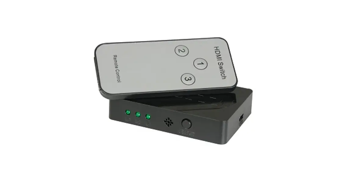 Av-link 128.820uk Mini Hdmi Switch 3x1 With Remote Control User Manual