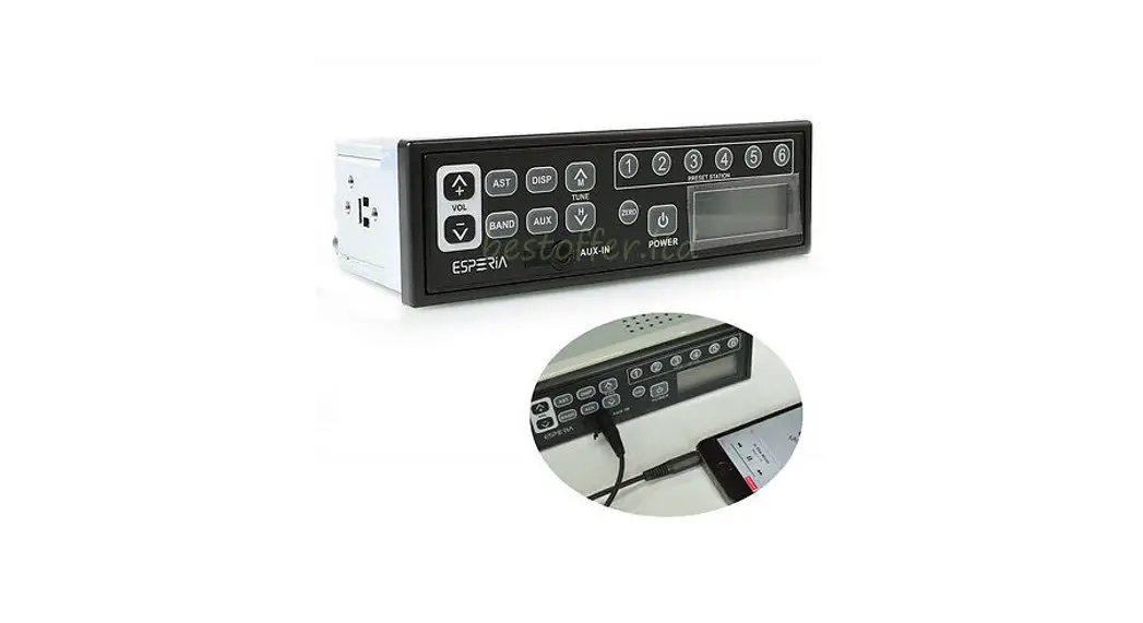 Esperia Krh-m202 Bluetooth/usb/mp3/wma Am/fm Stereo Radio Owner's Manual