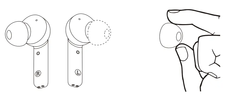 Gold Fingers Technology TWS-10NB-F ANC TWS Wireless Earbuds - ACCESSORIES