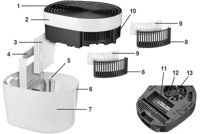 beurer MK 500 Sea Air Simulator- Device description