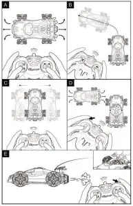 Shantou Chenghai Zhongyi Toy 1203B Rechargeable Toy Car - Car operation