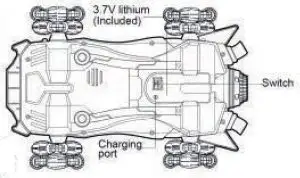 Shantou Chenghai Zhongyi Toy 1203B Rechargeable Toy Car - spearcha