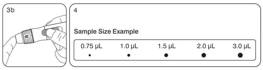 RIGHTEST Alpha Blood Glucose Meter - Performing a Test 2