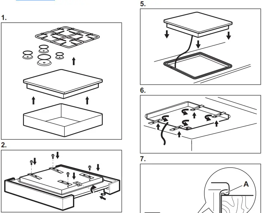 Electrolux EGS6424X Built In Gas - Assembly 1