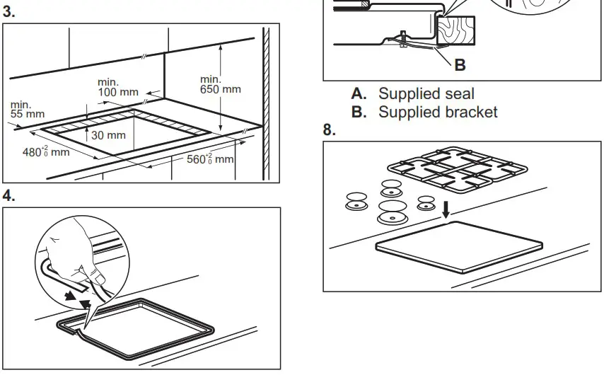Electrolux EGS6424X Built In Gas - Assembly 2
