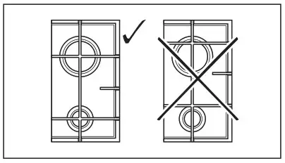 Electrolux EGS6424X Built In Gas - Pan supports 1