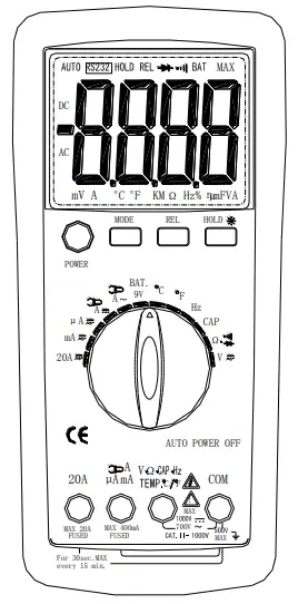 Zico ZI 6940 DMM with Mechanical Protection