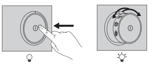IKEA RYTMISK Wall Mounted Extractor Hood Stainless Steel - Control panel