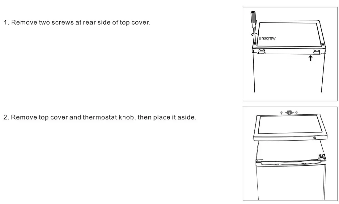 Haier HVF91VW Vertical Freezer User Manual - Reverse Door
