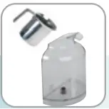 Refill water tank once