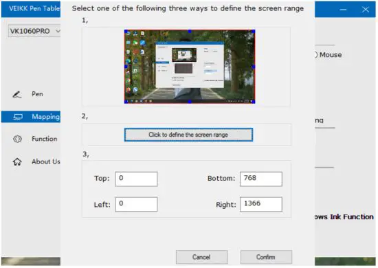 VEIKK VK1060PRO Graphic Drawing Pen Tablet - Part Area 2
