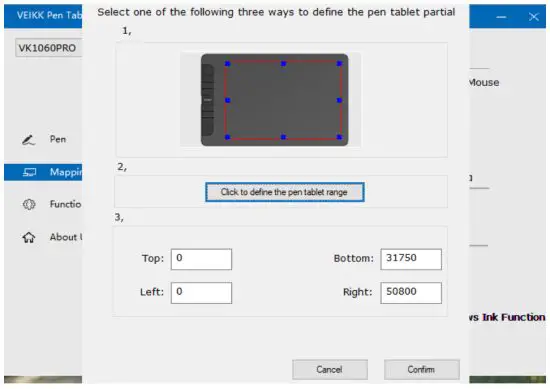 VEIKK VK1060PRO Graphic Drawing Pen Tablet - Part Area 6