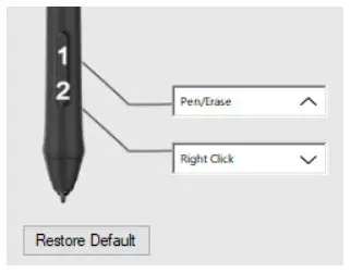 VEIKK VK1060PRO Graphic Drawing Pen Tablet - Pen 2