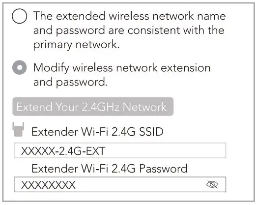 Victure WE1200 Wi-Fi Range Extender User Manual - How to change the password