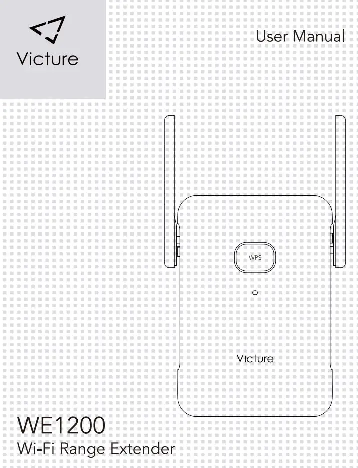 Victure WE1200 Wi-Fi Range Extender User Manual