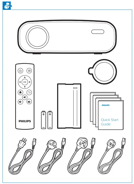 PHILIPS NeoPix Prime One Home Projector - fig 1