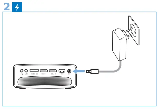 PHILIPS NeoPix Prime One Home Projector - fig 3