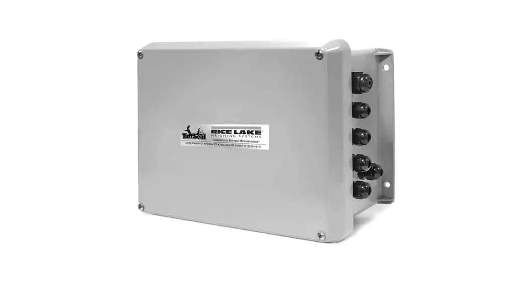 Rice Lake Jb8sp Heavy Capacity Junction Box Installation Guide