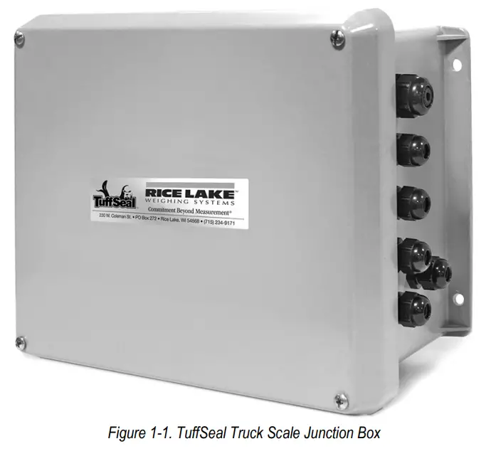 RICE LAKE JB8SP Heavy Capacity Junction Box - Figure 1-1