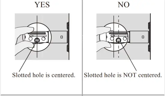 Install the latch and strike