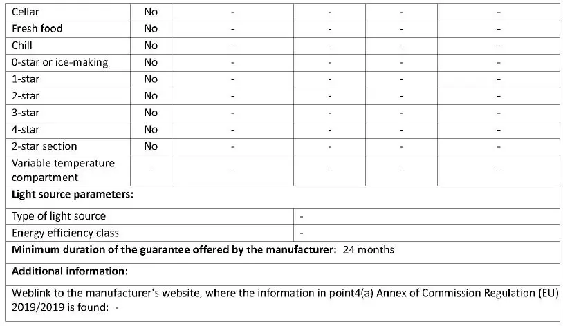 H Koenig IM FGW400 Mini Freezer 32 L Small Size-5